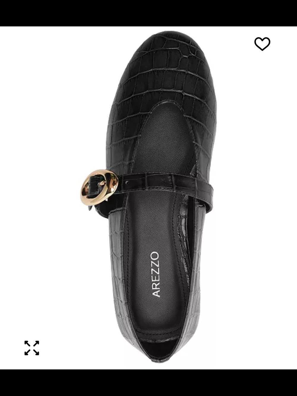 Arezzo Round Toe Ballet Flats